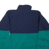 Mens Track Jacket Green Colourblock L