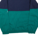 Mens Track Jacket Green Colourblock L