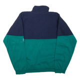 Mens Track Jacket Green Colourblock L