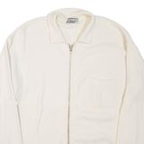 Collared Mens Jacket White L