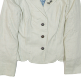 PERRY Womens Blazer Jacket Cream M