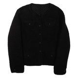 Womens Coat Black Wool L