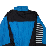 Mens Track Jacket Blue Colourblock XL