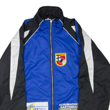 Mens Track Jacket Blue Colourblock XL