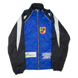 Mens Track Jacket Blue Colourblock XL