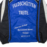 Mens Track Jacket Blue Colourblock XL