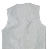Mens Waistcoat Grey Check S