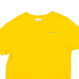 THE NORTH FACE Mens T-Shirt Yellow Crew Neck L