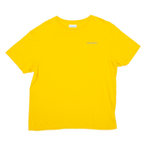 THE NORTH FACE Mens T-Shirt Yellow Crew Neck L