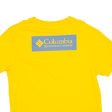 THE NORTH FACE Mens T-Shirt Yellow Crew Neck L