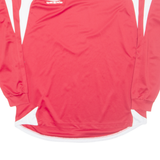 UMBRO Mens Football Shirt Jersey Red Long Sleeve 2XL