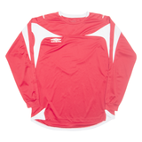UMBRO Mens Football Shirt Jersey Red Long Sleeve 2XL
