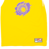 ATHLETES Basketball Mens Vest Yellow Sleeveless V-Neck S