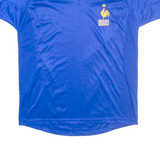France Mens Football Shirt Jersey Blue V-Neck XL