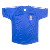 France Mens Football Shirt Jersey Blue V-Neck XL