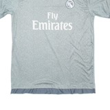 Real Madrid Ronaldo Mens Football Shirt Jersey Grey XL