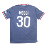 PARIS SAINT-GERMAIN MESSI Mens Football Shirt Jersey Blue S
