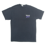 PORT & COMPANY Vm World 2017 Mens T-Shirt Black L