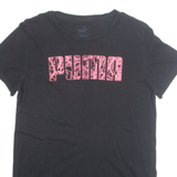 PUMA Womens T-Shirt Black UK 14