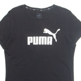 PUMA Womens T-Shirt Black UK 14