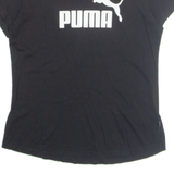 PUMA Womens T-Shirt Black UK 14