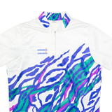 KONKORDIA Bike T-shirt Mens T-Shirt Blue 1/4 Zip M