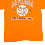 GILDAN Baseball San Francisco Mens T-Shirt Orange USA M