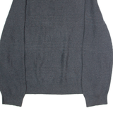 NAUTICA Mens Jumper Grey Button Neck Tight Knit XL