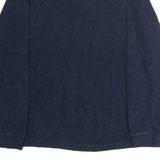 CHAPS Mens Jumper Blue 1/4 Zip Tight Knit XL