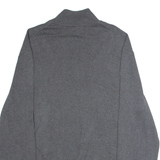 NAUTICA Mens Jumper Grey 1/4 Zip Tight Knit XL