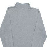 NIKE Mens Sweatshirt Grey 1/4 Zip S