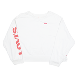 LEVI'S Womens Sweatshirt White L