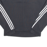 ADIDAS Womens Sweatshirt Black UK 8