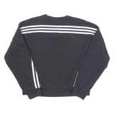 ADIDAS Womens Sweatshirt Black UK 8