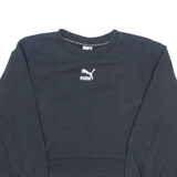 PUMA Cropped Womens Sweatshirt Black S