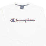 CHAMPION Mens Sweatshirt White M