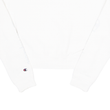 CHAMPION Womens Sweatshirt White XS