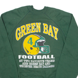 TULTEX Green Bay NFL Mens Sweatshirt Green USA 2XL