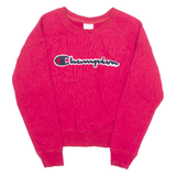 CHAMPION Womens Sweatshirt Red S