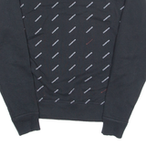 CHAMPION All Over Print Mens Sweatshirt Black S