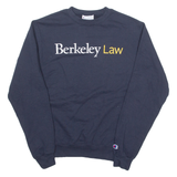 CHAMPION Womens Sweatshirt Blue S