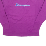 CHAMPION Womens Sweatshirt Purple XL