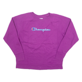 CHAMPION Womens Sweatshirt Purple XL