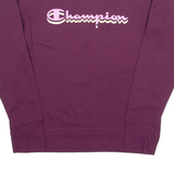 CHAMPION Womens Sweatshirt Maroon L