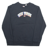LEVI'S New York Mens Sweatshirt Black USA 2XL
