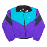 TINLEY Womens Shell Jacket Purple 90s Colourblock L