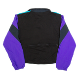 TINLEY Womens Shell Jacket Purple 90s Colourblock L