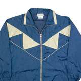 ROAMANS Lightweight Womens Windbreaker Jacket Blue Nylon 90s M
