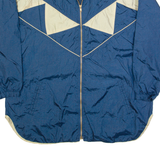 ROAMANS Lightweight Womens Windbreaker Jacket Blue Nylon 90s M