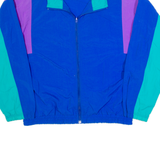 BEALLS FLORIDA Lightweight Mens Jacket Blue 90s Colourblock M